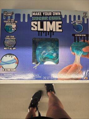 Make Your Own Sugar Cube Slime Kit - Blue Raspberry (Kids Learning Toy)